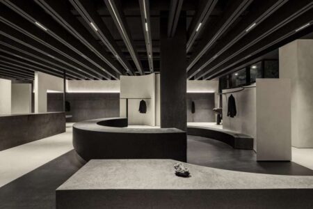 Tienda SVRN, Chicago. WGNB Studio. Interiorismo brutalista | wgnb5