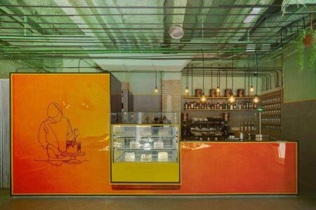 Boutique de Café. Minimalismo colorido. World of Holistic Architecture | world of holistic architecture11