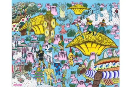 artistas japoneses, contracultura, exposición colectiva | x planet battles motohiro hayakawa 2021
