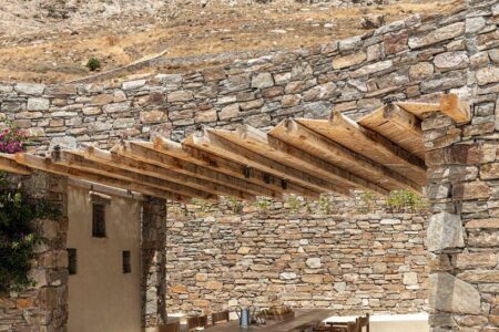 Paisaje mediterráneo. islas griegas. arquitectura del paisaje | xerolithi house roomdiseno12