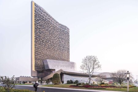 Yangtze River International Conference Center. Morphosis Architects. Edificio de titanio | yangtze_river_international_conference_center morphosis roomdiseno15