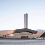 Yangtze River International Conference Center. Morphosis Architects. Edificio de titanio | yangtze_river_international_conference_center morphosis roomdiseno3