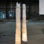 White Fire Lamps. Studio KRJST. Diseño belga | zaventemateliersparis2022_ambervanbossel 031