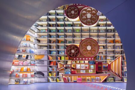 Zhongshuge bookstore. FAB Cinema. X+Living | zhongshuge bookstore6