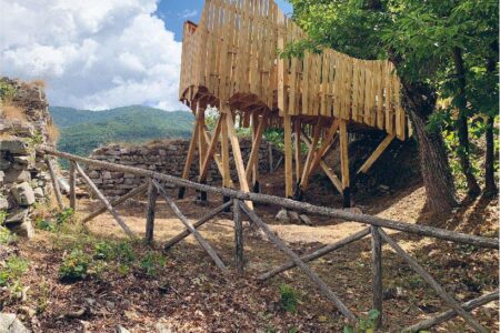 mirador de madera. Alpes italianos | archibse roomdiseno08