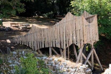 mirador de madera. Alpes italianos | archibse roomdiseno1