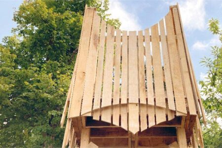 mirador de madera. Alpes italianos | archibse roomdiseno2