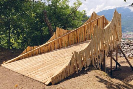 mirador de madera. Alpes italianos | archibse roomdiseno3