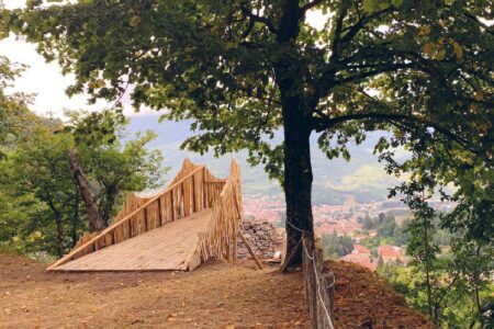 mirador de madera. Alpes italianos | archibse roomdiseno5