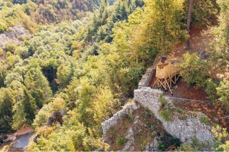 mirador de madera. Alpes italianos | archibse roomdiseno7