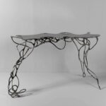 Table Growth Titanium. Mathias Bengtsson. Mimèsis. Exposición de diseño biofílico. Centro Pompidou-Metz | bengtsson_mathias_4n45182