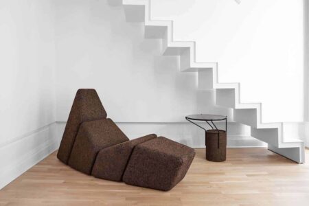 Cacao Chaise Longue y Frame Side Table. Blackcork. Muebles de corcho | blackcorck roomdiseno1