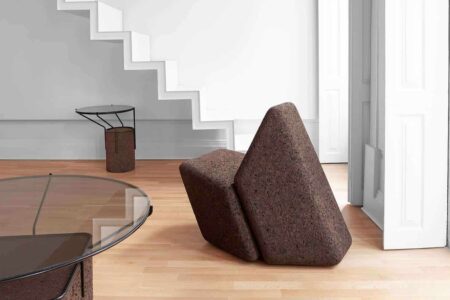 Cacao Chaise Longue y Frame Side Table. Blackcork. Muebles de corcho | blackcorck roomdiseno2