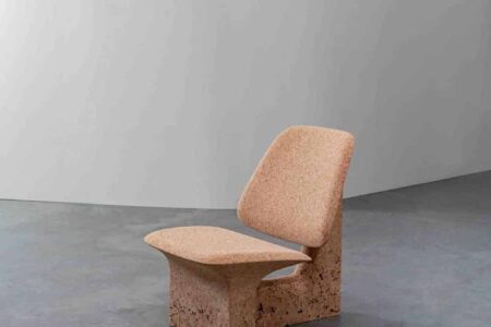 Mobiliario sostenible. Burnt cork. Caucho quemado. Noé Duchaufour-Lawrance. Made in Situ | burnt cork4