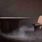Mobiliario sostenible. Burnt cork. Caucho quemado. Noé Duchaufour-Lawrance. Made in Situ | burnt cork7