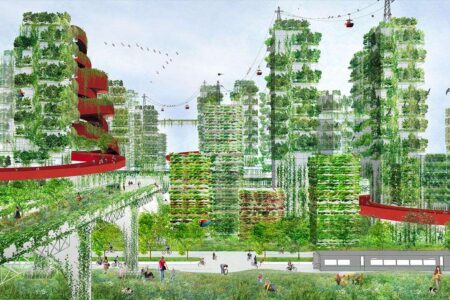 Forest City Concept Vision. Stefano Boeri Architetti. | forest cityfronyt view1