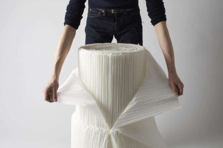 Cabbage Chair. 21_21 Design Sight. Foto: Masayuki Hayashi. Oki Sato. Nendo | cabbage_chair05_masayuki_hayashi