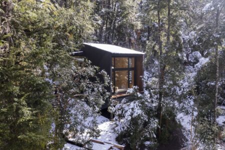 cabañas de madera, madera quemada | casa gallareta