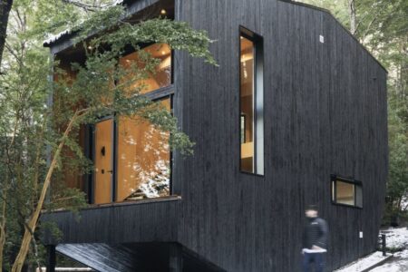 cabañas de madera, madera quemada | casa gallareta10