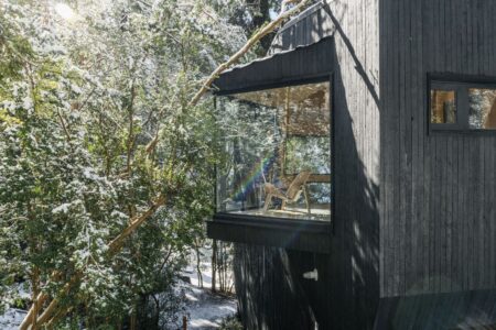 cabañas de madera, madera quemada | casa gallareta3