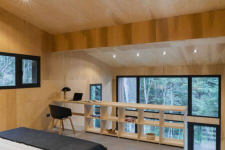 cabañas de madera, madera quemada | casa gallareta8