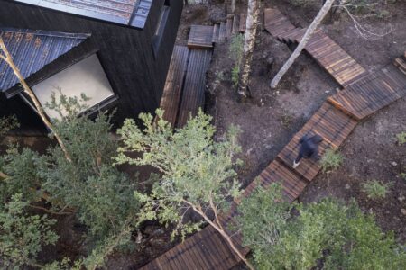 cabañas de madera, madera quemada | casa gallareta9