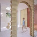 Clínica dental. Vitale. Font Arquitectura | pasillo clinica dental infantil 2