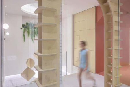 Clínica dental. Vitale. Font Arquitectura | pasillo clinica dental infantil 2