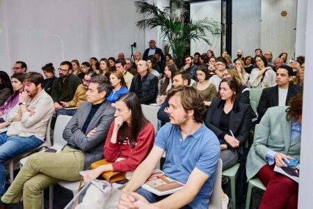 El público asistente a la charla de Studiopepe en Cosentino City Madrid