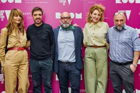 Emerio Arena y Antonio Jesús Luna. Nuestros directorores con Arianna Lelli Mami,  Chiara Di Pinto y Juan Mellen, Director del Design Institute of Spain