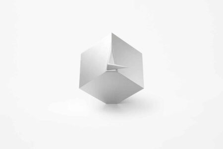 Cubic Clock. The Hour Glass. Foto: Hiroshi Iwasaki. Oki Sato. Nendo | cubic_clock07_hiroshi_iwasaki