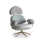 Ensis Armchair. Natuzzi. Elena Salmistraro | ensis armchair and poufnatuzzi italia ensis armchair elena salmistraro 03 main pro b arcit18