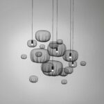Farming Net Lamp. Carpenters Workshop Gallery. Foto: Hiroshi Iwasaki. Oki Sato. Nendo | farming net_lamp02_hiroshi_iwasaki