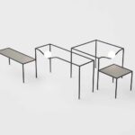 Heco Table. Flos. Foto: Akihiro Yoshida. Oki Sato. Nendo | heco_table21_akihiro_yoshida