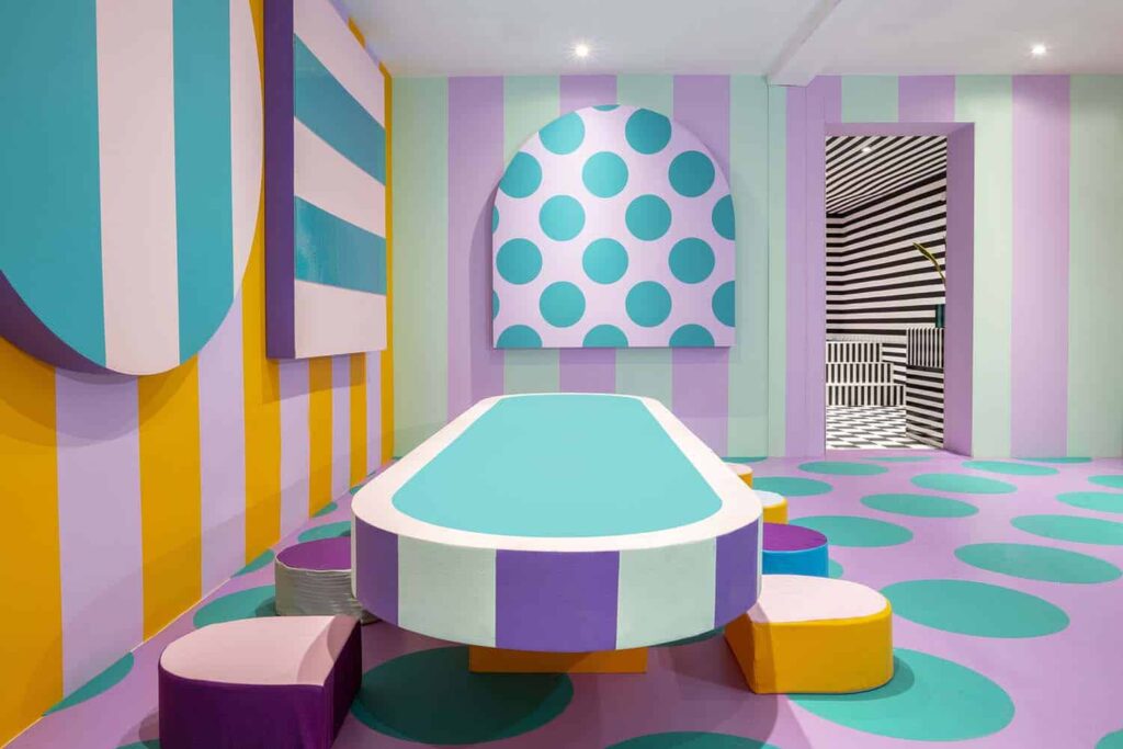 House of Dots. Camille Walala. Espacios de color