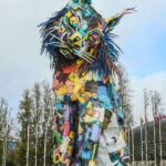 Lince iberico. Bordalo II. Foto: @paconeumann