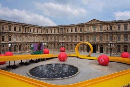 Louis Vuitton. Museo del Louvre. pista de atletismo. Virgil Abloh | louis vuitton8