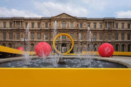 Louis Vuitton. Museo del Louvre. pista de atletismo. Virgil Abloh | louis vuitton9
