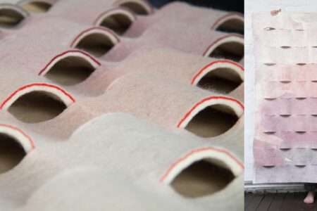 Tapiz Multifelt. Louise Richard. Brussels Design September. Diseño belga | multifelt