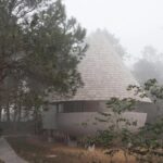 Cabaña en el bosque. forma cónica. ZJJZ Atelier | mushroom