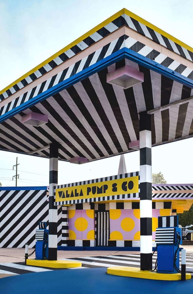Walala Pop & Go. Camille Walala. The Unexpected Urban Art festival