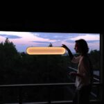 Lámpara de techo. atardecer. placas solares. Sunne | sunne roomdiseno