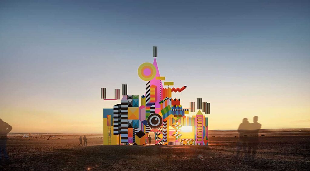 Temple of Curiosity. Morag Myerscough
