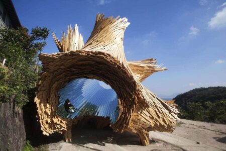 Tree of Ibuki. Takashi Kuribayashi. Paisajes artificiales. Land Art | tree of ibuki2019