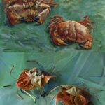 Two Crabs. Harriet Parry | two crabs vincent van gogh x harriet parry