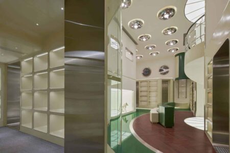 tienda de mascotas, diseño retrofuturista, BIBU Pet Store, space age | yuuuunstudio31