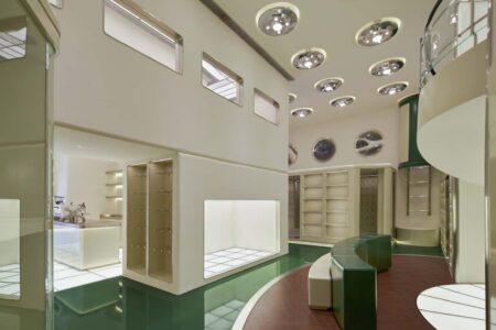 tienda de mascotas, diseño retrofuturista, BIBU Pet Store, space age | yuuuunstudio5
