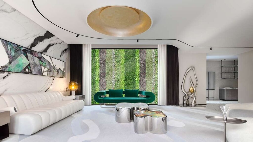 La Mansión Oriental, Diseño de interiores