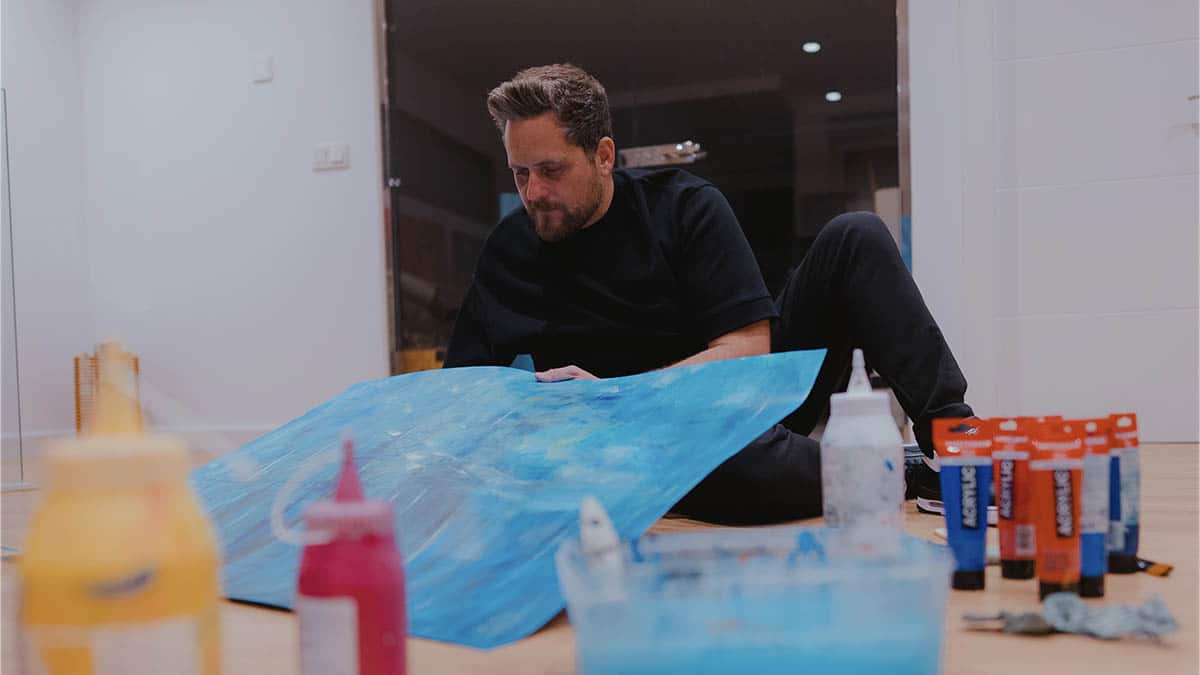 Gabriel Lass en su estudio | gabriel c5e250ae