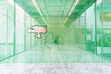 Incomplete infinitude. Vista instalación You and I don't live on the same planet. Taipei Biennial 2020. Daniel Steegmann Mangrané
